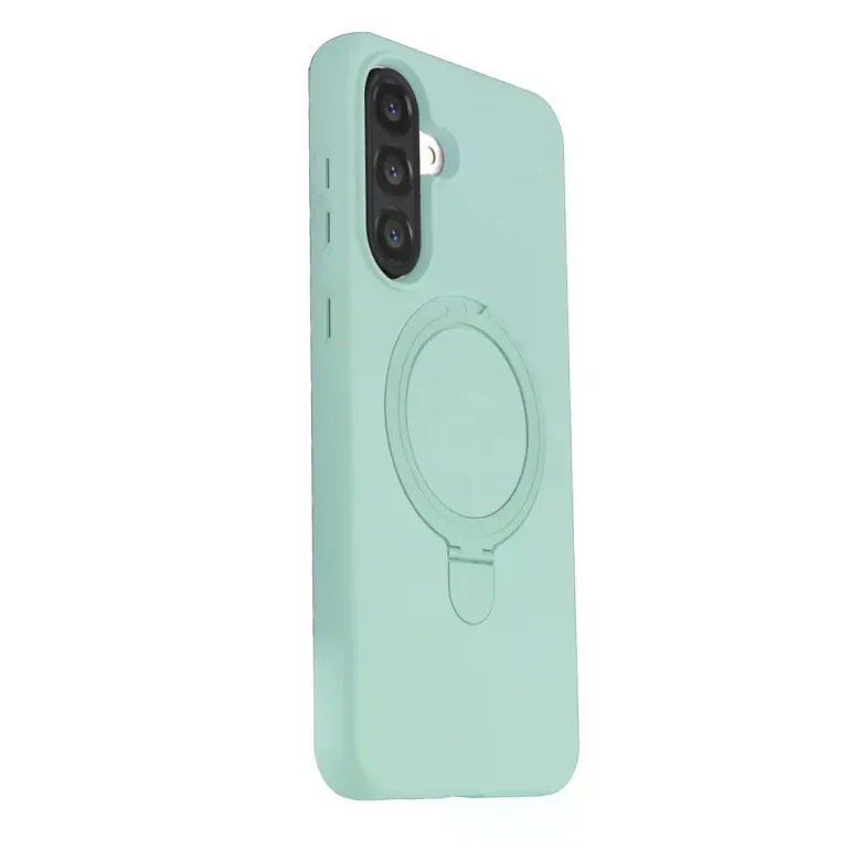 Samsung Galaxy A37 5g Regal Magsafe Standlı Kapak - Su Yeşili