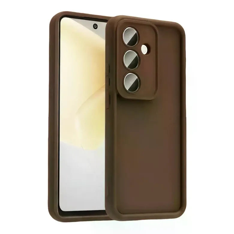 Samsung Galaxy A37 5g Viera Silikon - Kahverengi