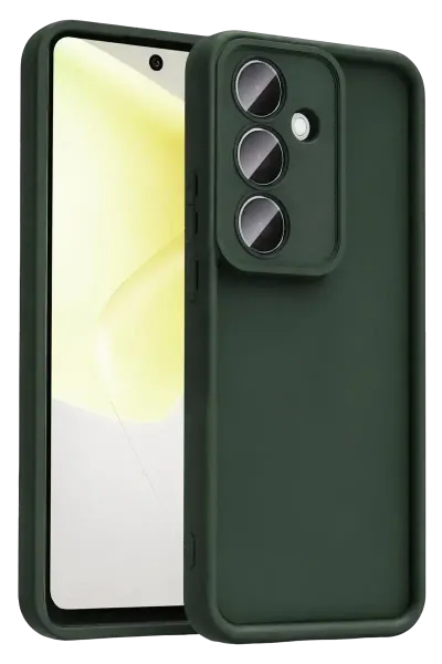 Samsung Galaxy A37 5G Viera Silikon - Koyu Yeşil