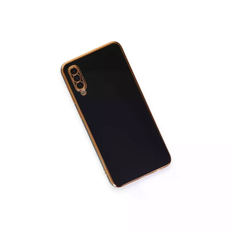 Samsung Galaxy A50 Kılıf Volet Silikon - Siyah