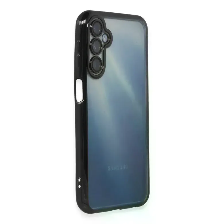 Samsung Galaxy A55 5g Kılıf Razer Lensli Silikon - Siyah