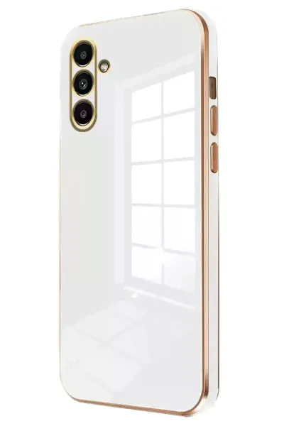 Samsung Galaxy A55 5G Kılıf Volet Silikon - Beyaz