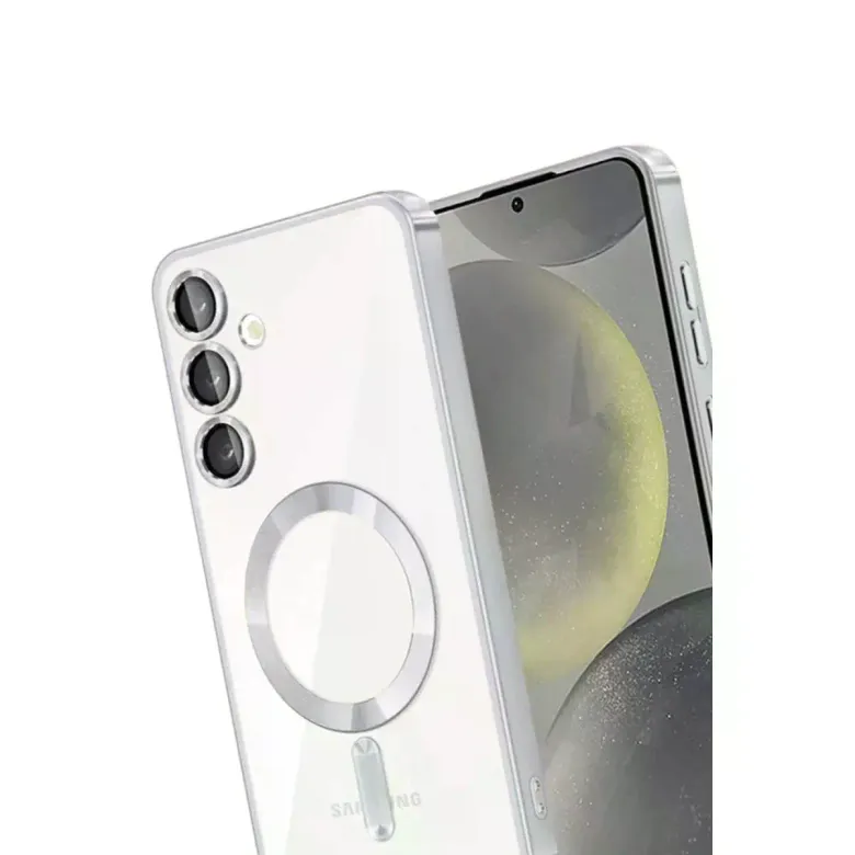 Samsung Galaxy A55 5g Kross Magneticsafe Kapak - Gümüş