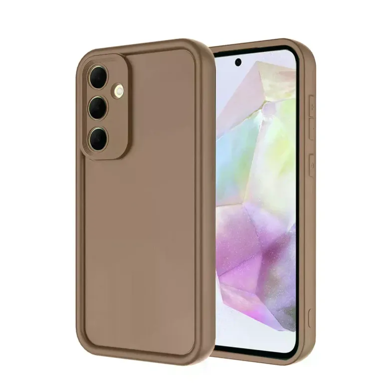 Samsung Galaxy A56 Kılıf Viera Silikon - Kahverengi