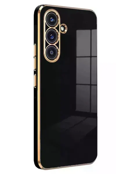 Samsung Galaxy A56 Kılıf Volet Silikon - Siyah