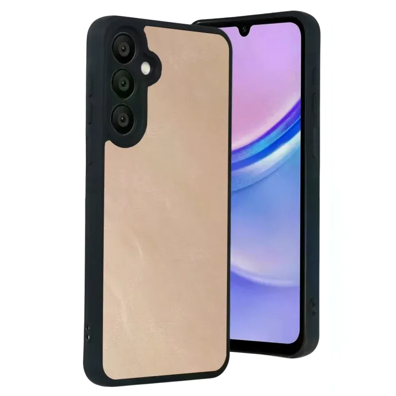 Samsung Galaxy A57 5g Aras Deri Kapak - Pudra