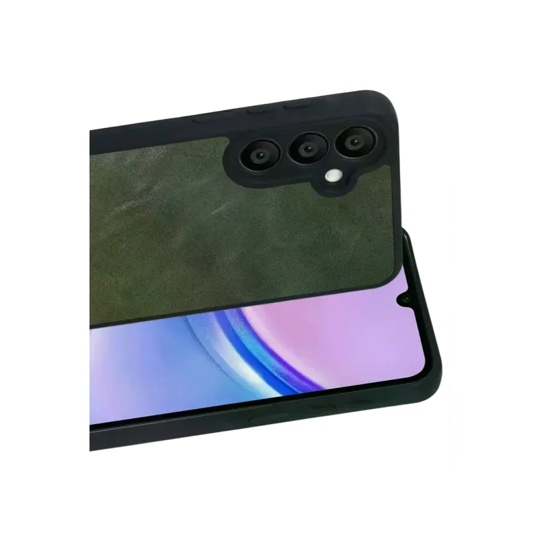 Samsung Galaxy A57 5g Aras Deri Kapak - Yeşil