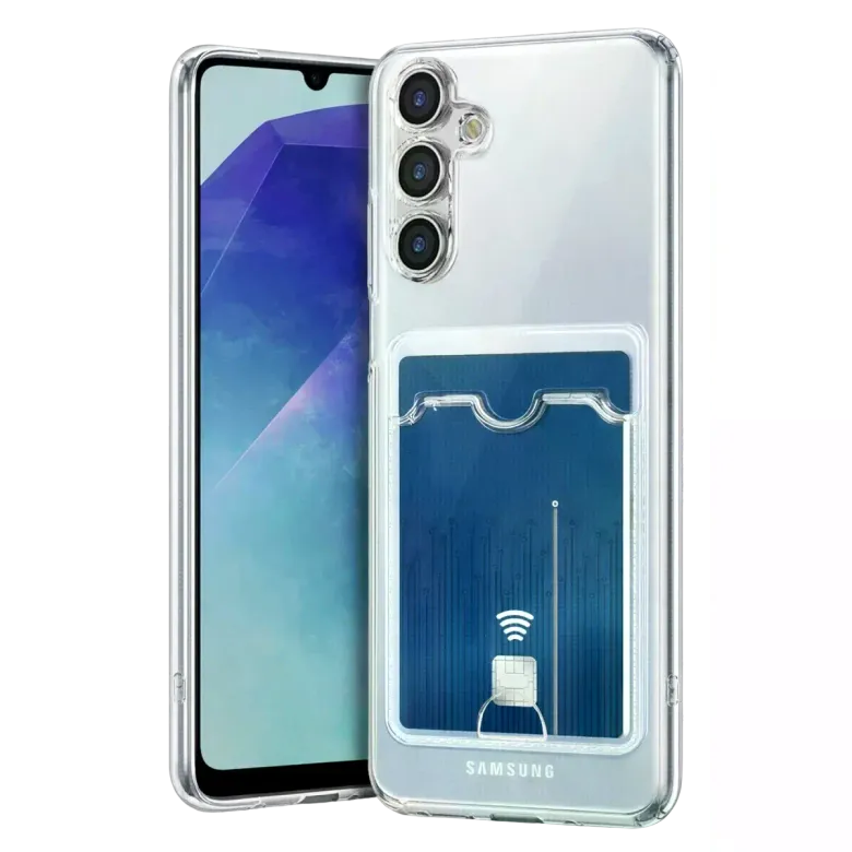Samsung Galaxy A57 5g Kart Şeffaf Silikon - Şeffaf