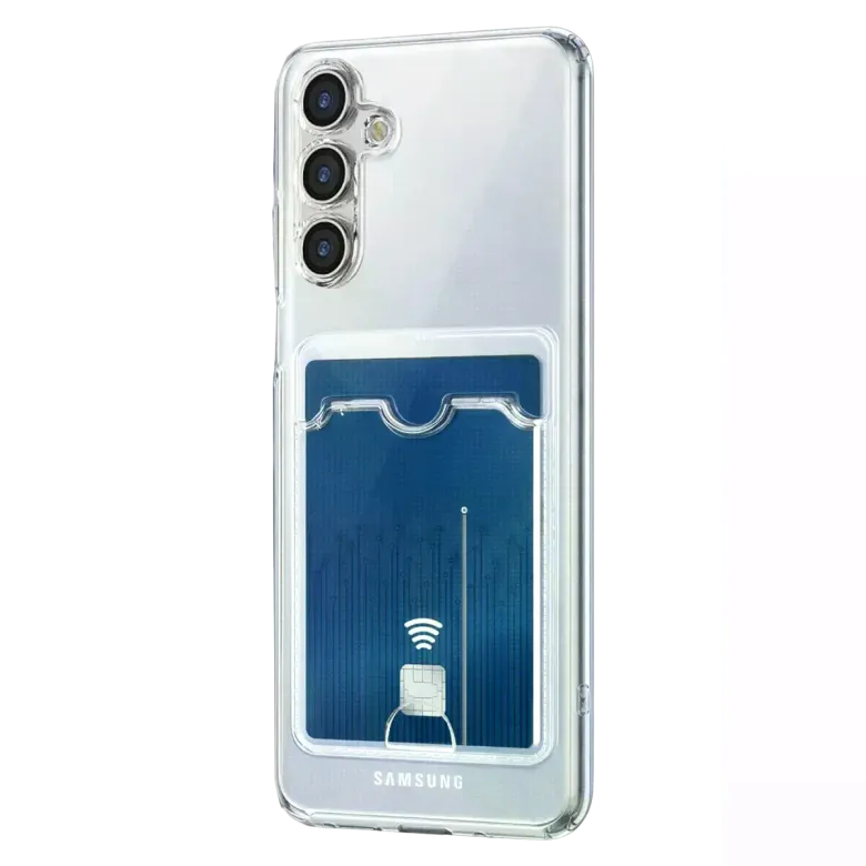 Samsung Galaxy A57 5g Kart Şeffaf Silikon - Şeffaf