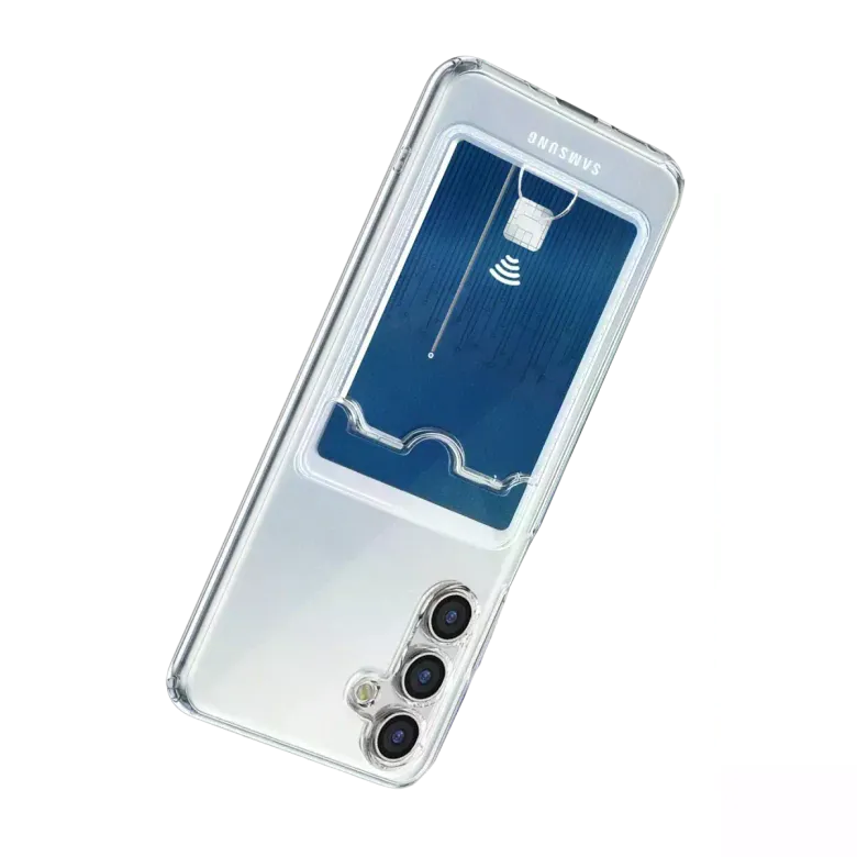 Samsung Galaxy A57 5g Kart Şeffaf Silikon - Şeffaf