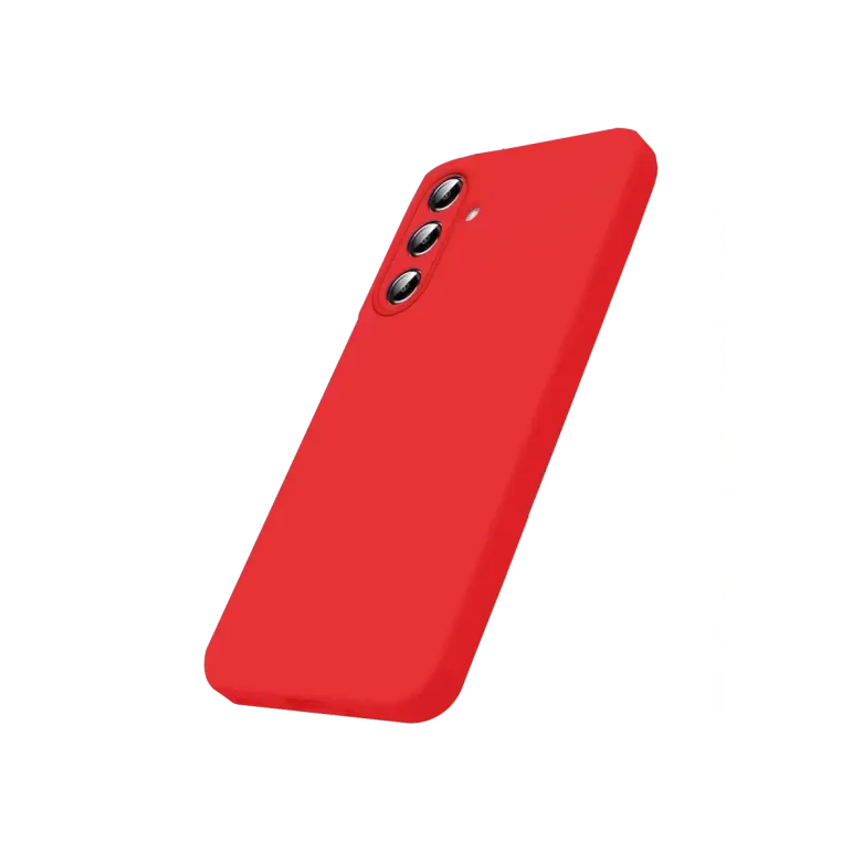 Samsung Galaxy A57 5g Nano İçi Kadife Silikon - Kırmızı