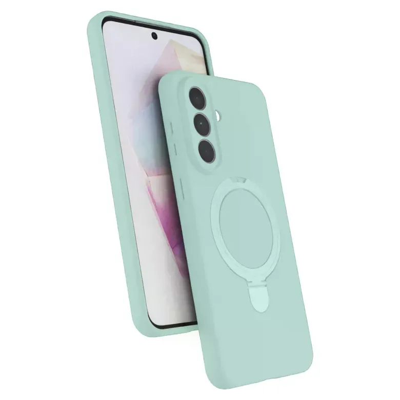 Samsung Galaxy A57 5g Regal Magsafe Standlı Kapak - Su Yeşili