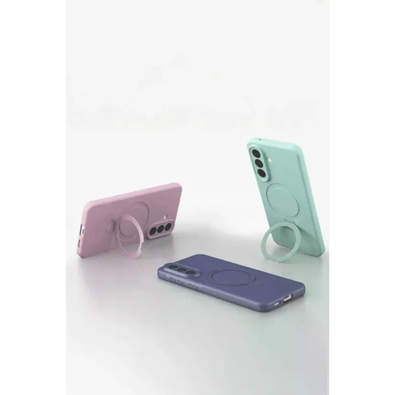 Samsung Galaxy A57 5g Regal Magsafe Standlı Kapak - Turuncu