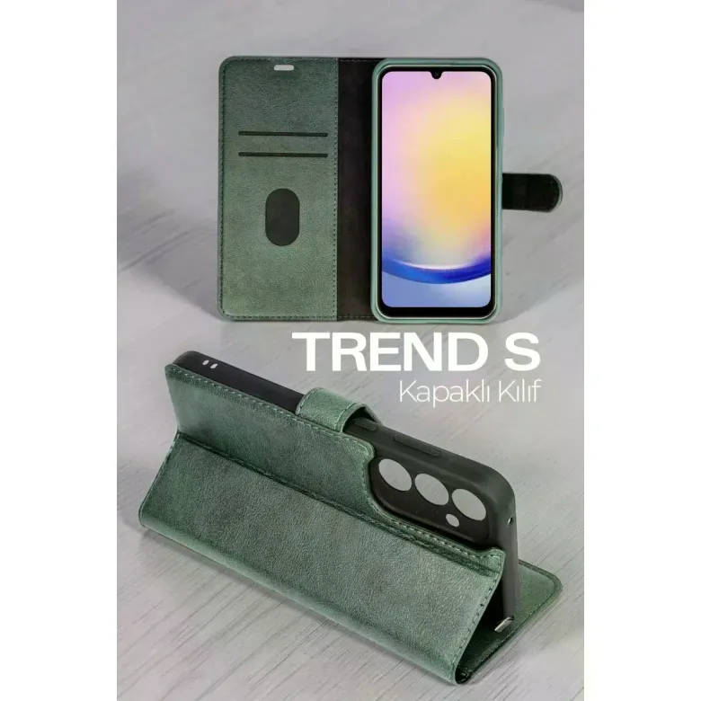 Samsung Galaxy A57 5g Trend S Plus Kapaklı Kılıf - Lacivert