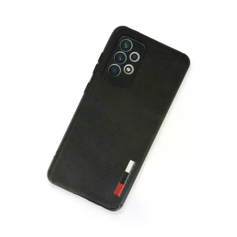 Samsung Galaxy A72 Kılıf Loop Deri Silikon - Siyah