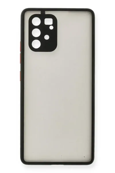 Samsung Galaxy A91 / S10 Lite Kılıf Montreal Silikon Kapak - Siyah