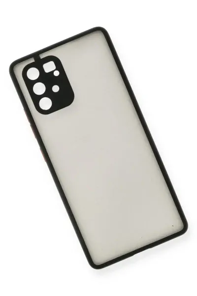 Samsung Galaxy A91 / S10 Lite Kılıf Montreal Silikon Kapak - Siyah