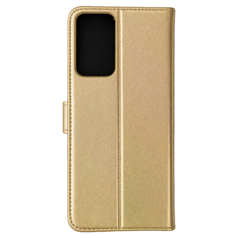 Samsung Galaxy A91 / S10 Lite Trend S Plus Kapaklı Kılıf - Gold
