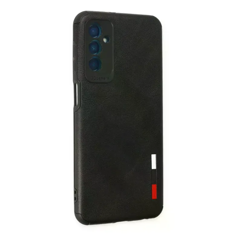 Samsung Galaxy M13 Kılıf Loop Deri Silikon - Siyah