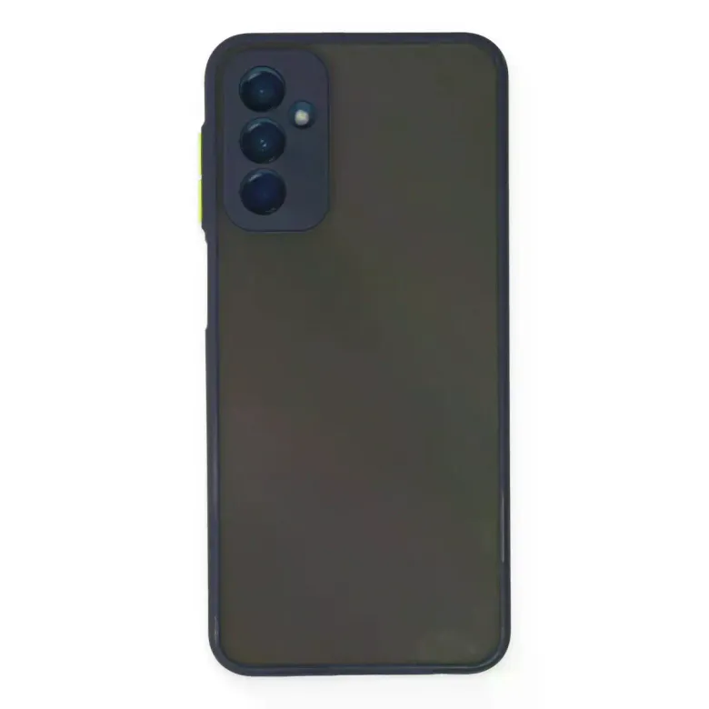 Samsung Galaxy M13 Kılıf Montreal Silikon Kapak - Lacivert