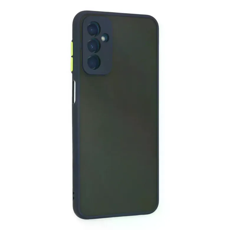 Samsung Galaxy M13 Kılıf Montreal Silikon Kapak - Lacivert
