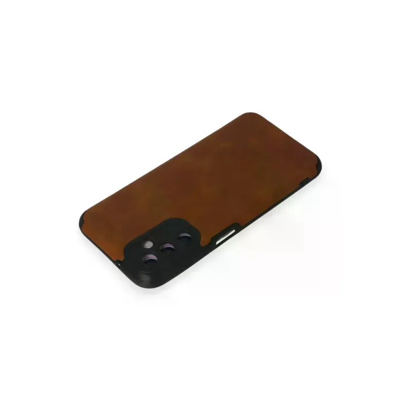 Samsung Galaxy M14 5G Kılıf Loop Deri Silikon - Kahverengi