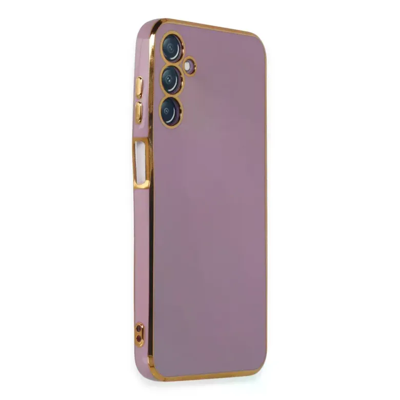 Samsung Galaxy M14 5G Kılıf Volet Silikon - Mor