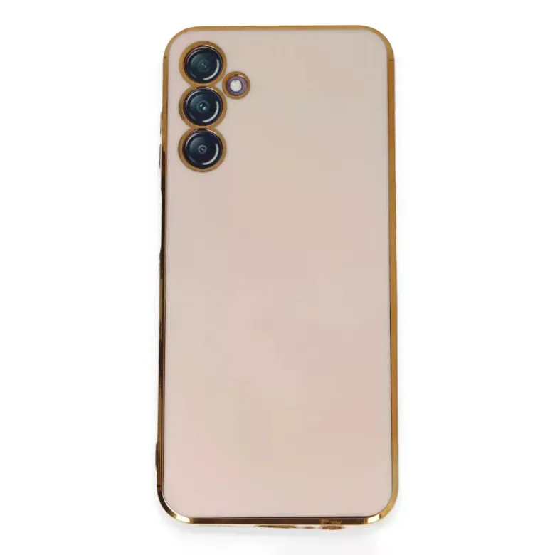 Samsung Galaxy M14 5G Kılıf Volet Silikon - Pembe