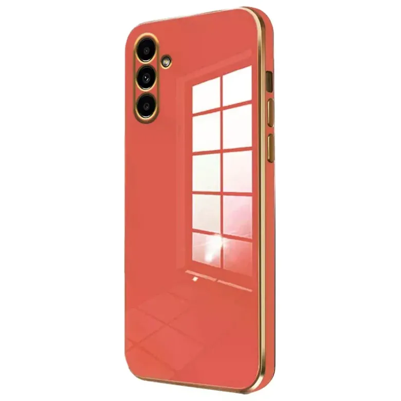 Samsung Galaxy M15 Kılıf Volet Silikon - Kırmızı