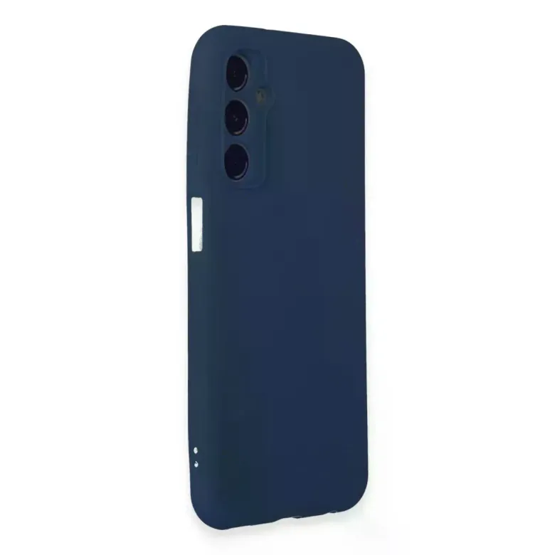 Samsung Galaxy M34 5G Kılıf First Silikon - Lacivert