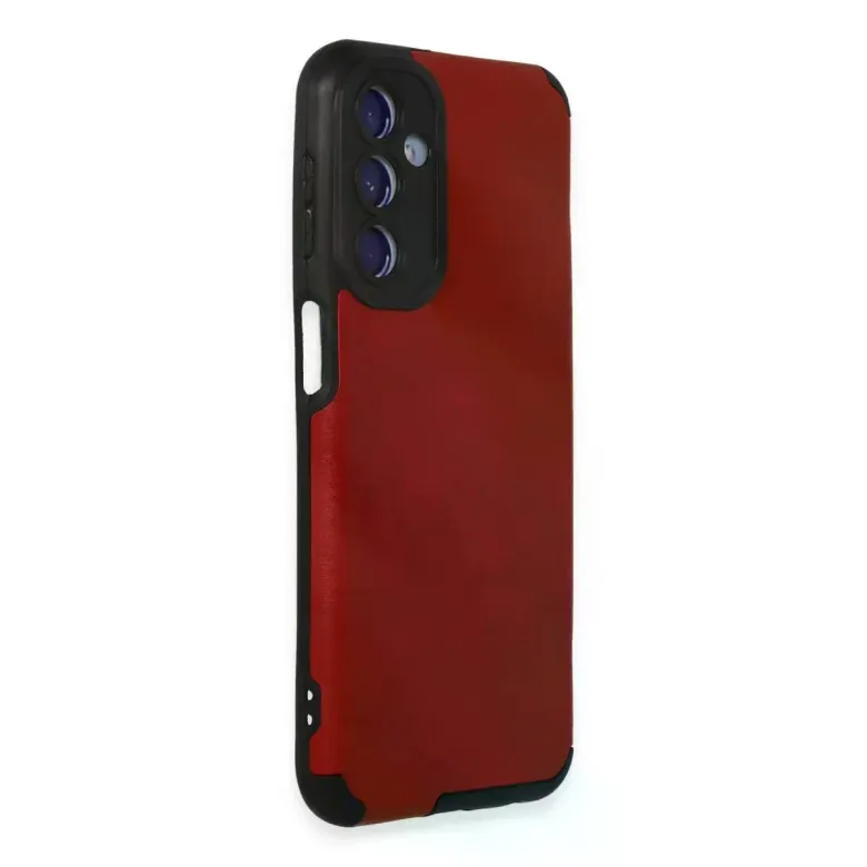Samsung Galaxy M34 5G Kılıf Loop Deri Silikon - Kırmızı