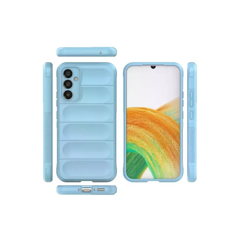 Samsung Galaxy M34 5G Kılıf Optimum Silikon - Sky Blue