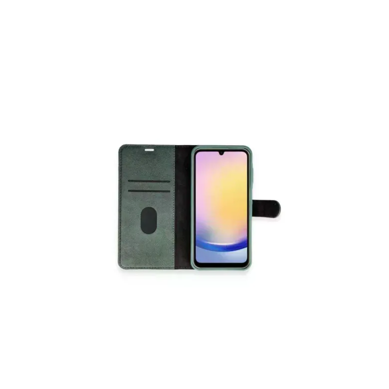 Samsung Galaxy M34 5g Kılıf Trend S Plus Kapaklı Kılıf - Yeşil