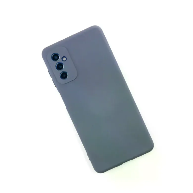 Samsung Galaxy M52 5g Kılıf Nano İçi Kadife Silikon - Gri