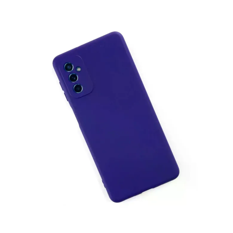 Samsung Galaxy M52 5g Kılıf Nano İçi Kadife Silikon - Mor