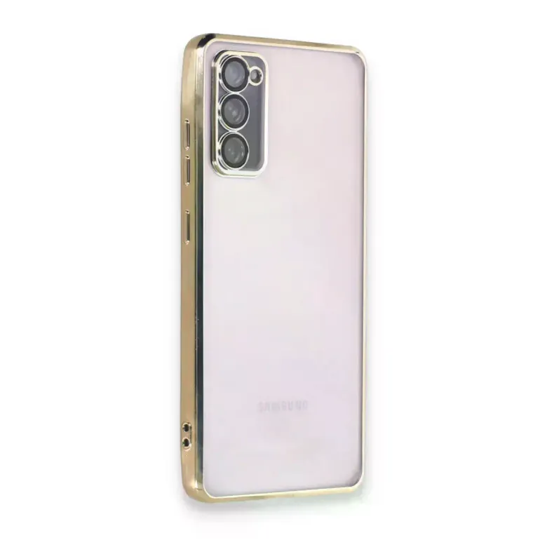 Samsung Galaxy S20 Fe Kılıf Razer Lensli Silikon - Gold