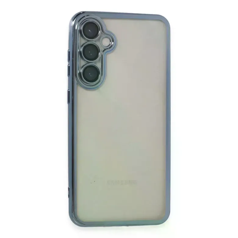 Samsung Galaxy S23 Fe Kılıf Razer Lensli Silikon - Açık Mavi
