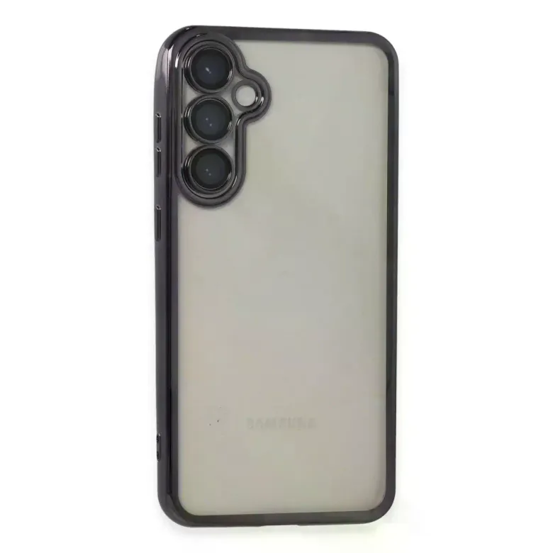 Samsung Galaxy S23 Fe Kılıf Razer Lensli Silikon - Mor