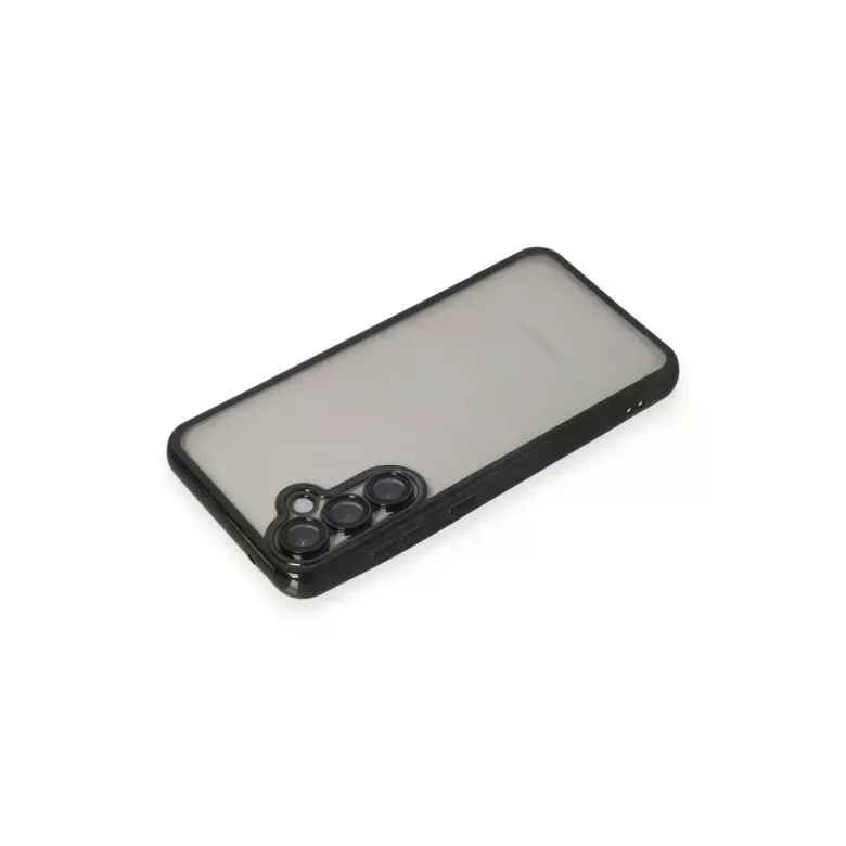 Samsung Galaxy S23 Fe Kılıf Razer Lensli Silikon - Siyah