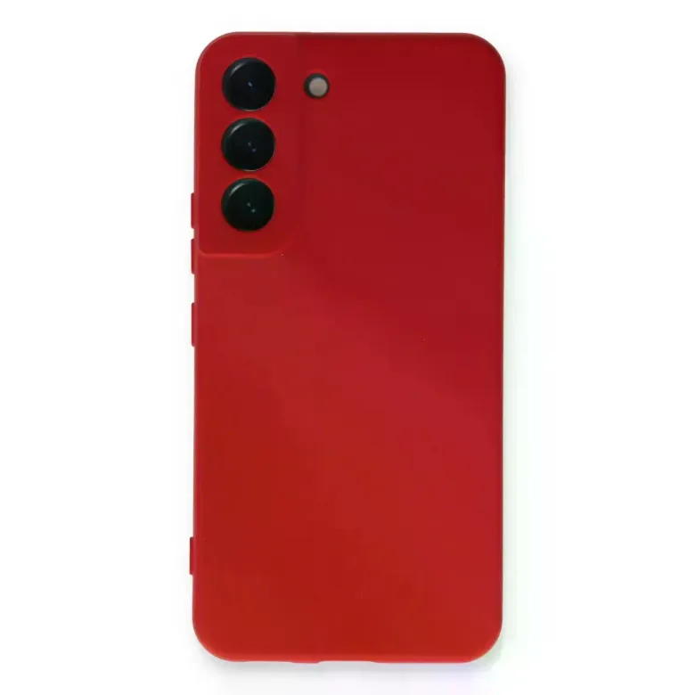 Samsung Galaxy S23 Kılıf Nano içi Kadife Silikon - Kırmızı
