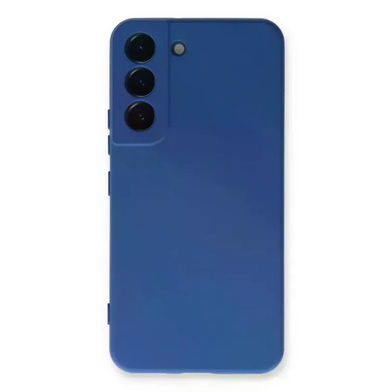 Samsung Galaxy S23 Kılıf Nano içi Kadife Silikon - Mavi