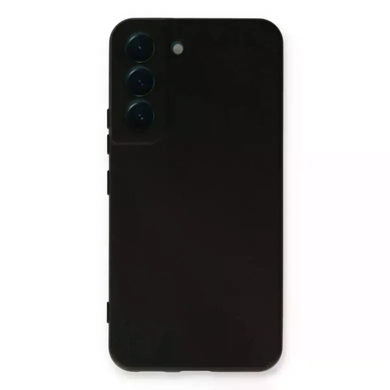 Samsung Galaxy S23 Kılıf Nano içi Kadife Silikon - Siyah