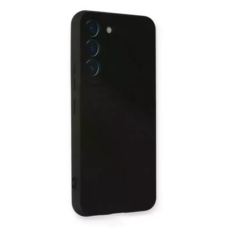 Samsung Galaxy S23 Kılıf Nano içi Kadife Silikon - Siyah