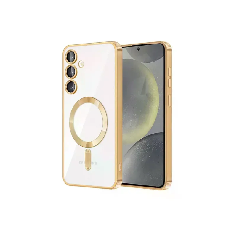 Samsung Galaxy S23 Plus Kılıf Kross Magneticsafe Kapak - Gold