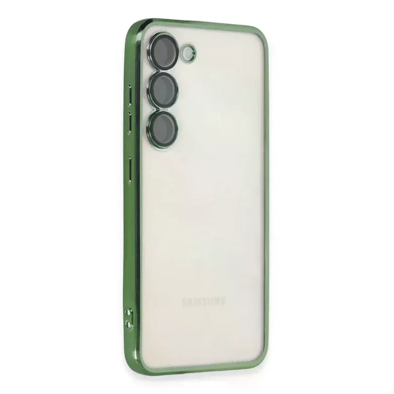 Samsung Galaxy S23 Plus Kılıf Razer Lensli Silikon - Yeşil