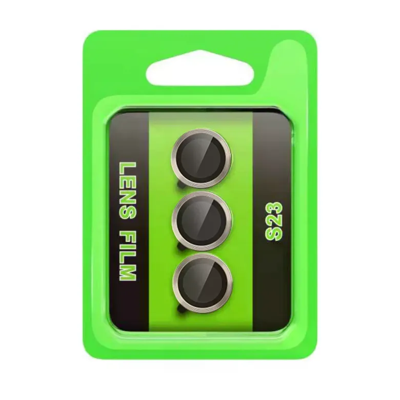 Samsung Galaxy S23 Raze Metal Kamera Lens - Gri