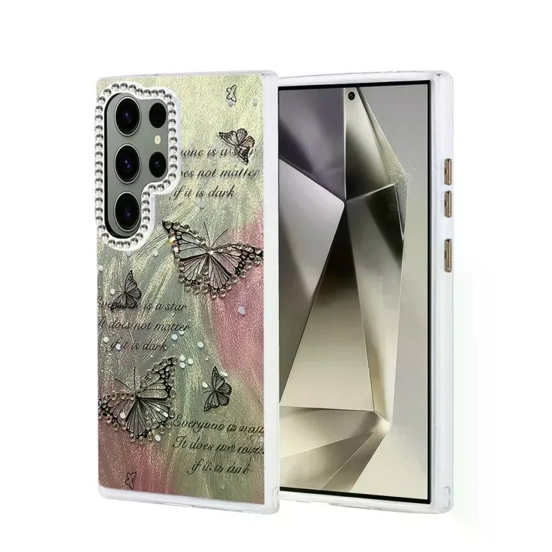Samsung Galaxy S23 Ultra Kılıf Blade Aynalı Desenli Kapak - Desen 6
