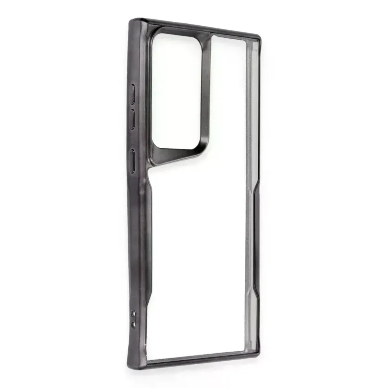 Samsung Galaxy S23 Ultra Kılıf Boyi Silikon Kapak - Siyah