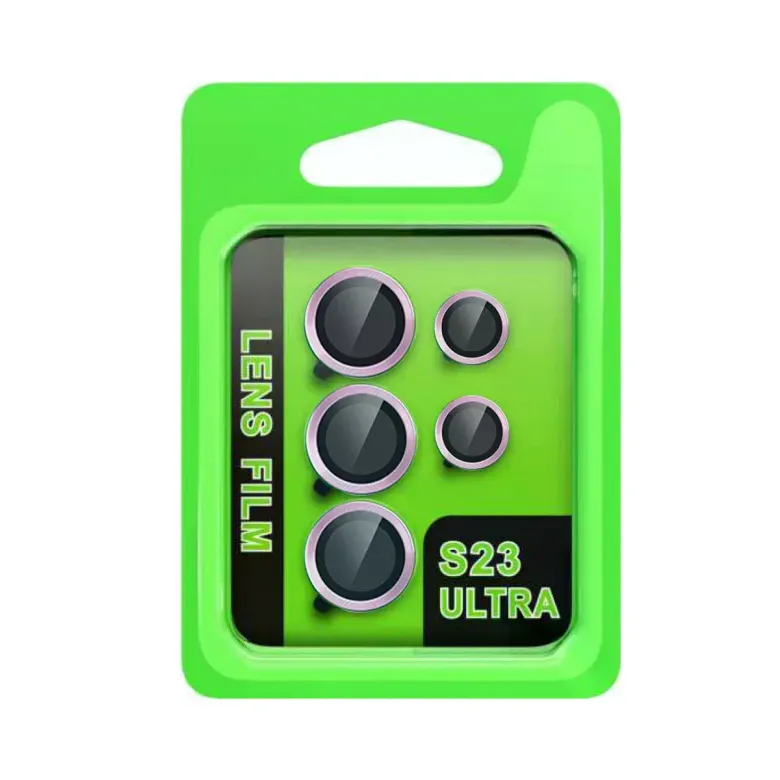 Samsung Galaxy S23 Ultra Raze Metal Kamera Lens - Lila
