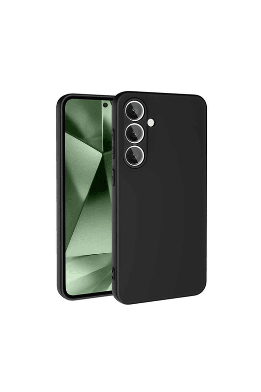 Samsung Galaxy S24 FE Kılıf Nano içi Kadife Silikon - Siyah